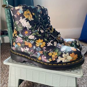 Dr Martens 1460 Pascal Darcy Floral Boots